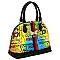 2-in-1 Stylish Multi Graffiti Dome Satchel