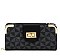 ELEGANT MODERN Monogram CHECK LONG WALLET WITH CHAIN