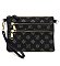 CM Monogram Multi Zip Clutch Crossbody Bag Wristlet