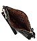 CM Monogram Multi Zip Clutch Crossbody Bag Wristlet