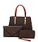 3-in-1  Monogram Top Handle Satchel Set