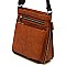 Fashion Crossbody Bag with Zipper Around Extention