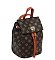 CM Monogram Convertible Drawstring Backpack Satchel