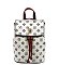 CM Monogram Convertible Drawstring Backpack Satchel