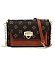 CM Monogram Zip Around Crossbody Clutch Wallet