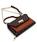 Monogram Zip Around Crossbody Clutch Wallet