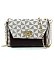 Zip Around Monogrammed Cross Body Clutch Wallet