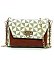 Monogram Zip Around Crossbody Clutch Wallet
