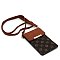 Monogram Cell Phone Purse Crossbody Bag