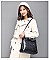PATENT CROCODILE CLASSIC PADLOCK SATCHEL