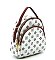 Monogrammed Convertible Backpack Satchel