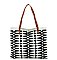 Aztec Tribal Canvas Shopper