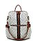 PM Monogram Striped Convertible Backpack