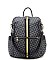 PM Monogram Striped Convertible Backpack