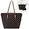 2-in-1 Monogram Shopper Set