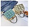 3D Geometric Design Metal Frame Satchel