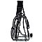 Trendy  Visible Clear MULTI COMPARTMENT SLING BACKPACK