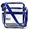 Trendy  Visible Clear MULTI COMPARTMENT Crossbody Bag