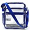 Trendy  Visible Clear MULTI COMPARTMENT Crossbody Bag