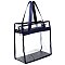 Fashion See Thru Transparent Tote Satchel