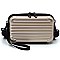 Fashion ABS Plastic Stripe Mini Crossbody Bag