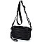 Fashion ABS Plastic Stripe Mini Crossbody Bag