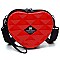 Fashion ABS Plastic Heart Mini Crossbody Bag