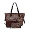 Monogram Cherry Print 3-in-1 Shopper