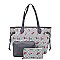 Monogram Cherry Print 3-in-1 Shopper