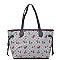 Monogram Cherry Print 3-in-1 Shopper