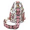 Stylish Sling Backpack with Guitar Strap