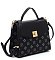 CM Monogram Twist Lock Flap Satchel