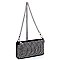 Allover Rhinestone Clutch Crossbody Bag