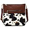 Fashion Animal Print Pocket Crossbody Bag