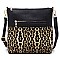 Fashion Animal Print Pocket Crossbody Bag