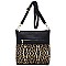 Fashion Animal Print Pocket Crossbody Bag