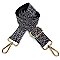 Replaceable Embellished Rhinestone Crossbody Bag Strap