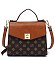 CM Monogram Twist Lock Flap Satchel