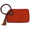 Fashion Cuff Handle Tassel Wristlet Clutch