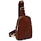 Fashion Solid Color Sling Bag