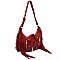 Motorcycle Jacket Fringe Shoulder Bag Hobo
