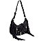 Motorcycle Jacket Fringe Shoulder Bag Hobo