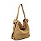 Whole Real Suede Leather 2-in-1 Shoulder Bag Hobo