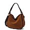 Real Suede Leather Shoulder Bag Hobo