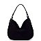 Real Suede Leather Shoulder Bag Hobo