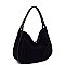 Real Suede Leather Shoulder Bag Hobo