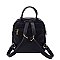 Real Suede Leather Backpack