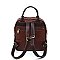 Real Suede Leather Backpack