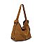 Whole Real Suede Leather 2-in-1 Shoulder Bag Hobo