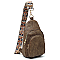 Stylish Sling Backpack with Guitar Strap